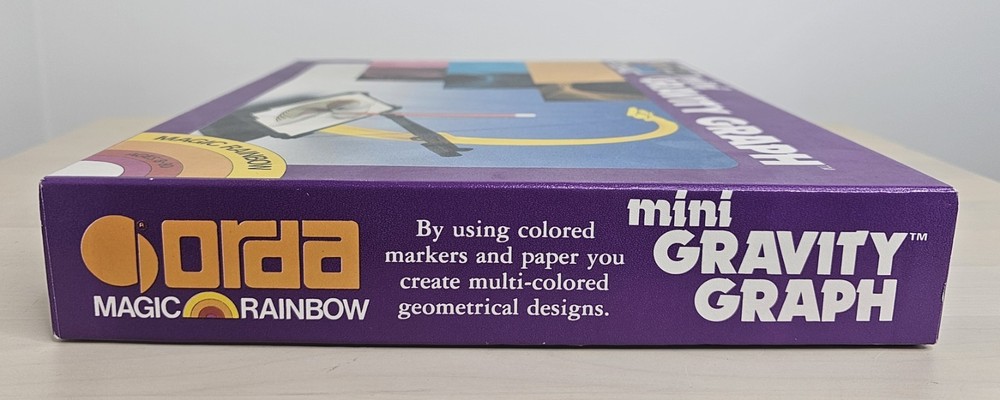 Vintage Mini Gravity Graph Orda Magic Rainbow Geometrical Design
