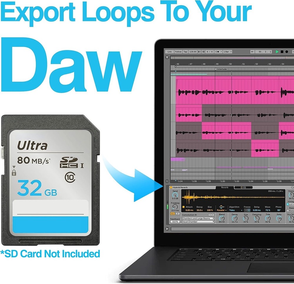 Singular Sound Aeros Loop Studio Stereo Looper Pedal Touchscreen