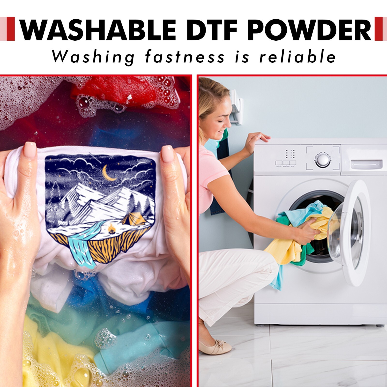 A-SUB Black DTF Powder for Sublimation Adhesive Powder Hot Melt for DTF Transfer