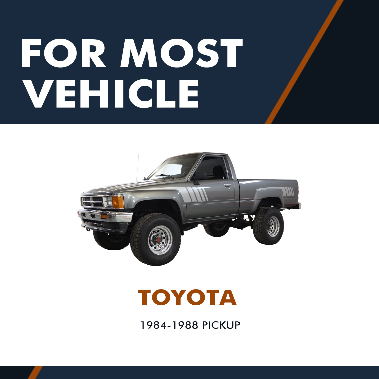 Front Parking Brake Cable For 1984-1988 Toyota Pickup RWD 1/2 Ton 3/4 Ton