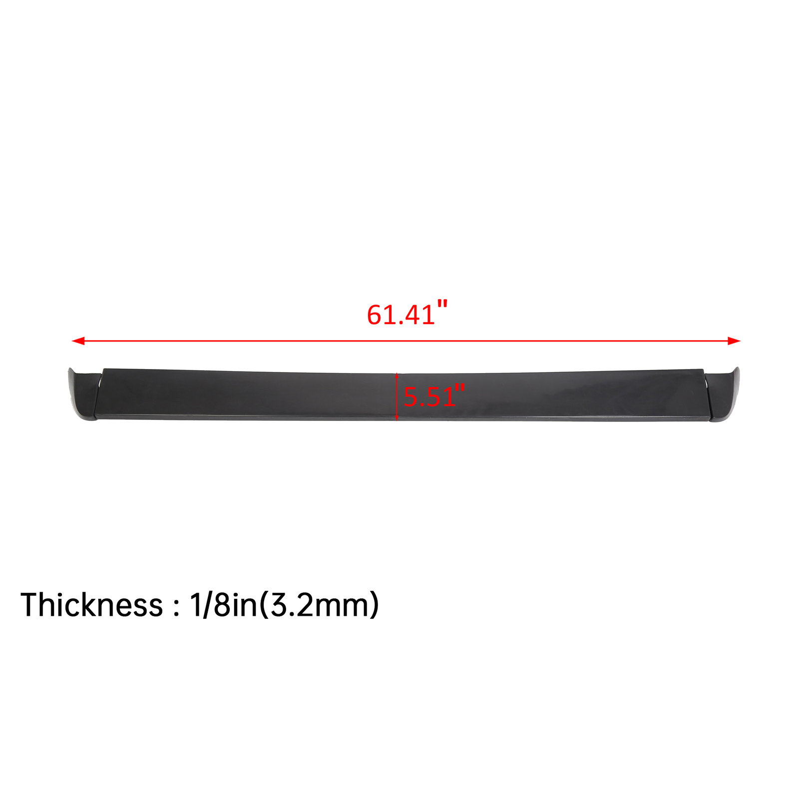 For 07-14 Chevy SS Silverado Tailgate Rear PU Wing Truck Spoiler