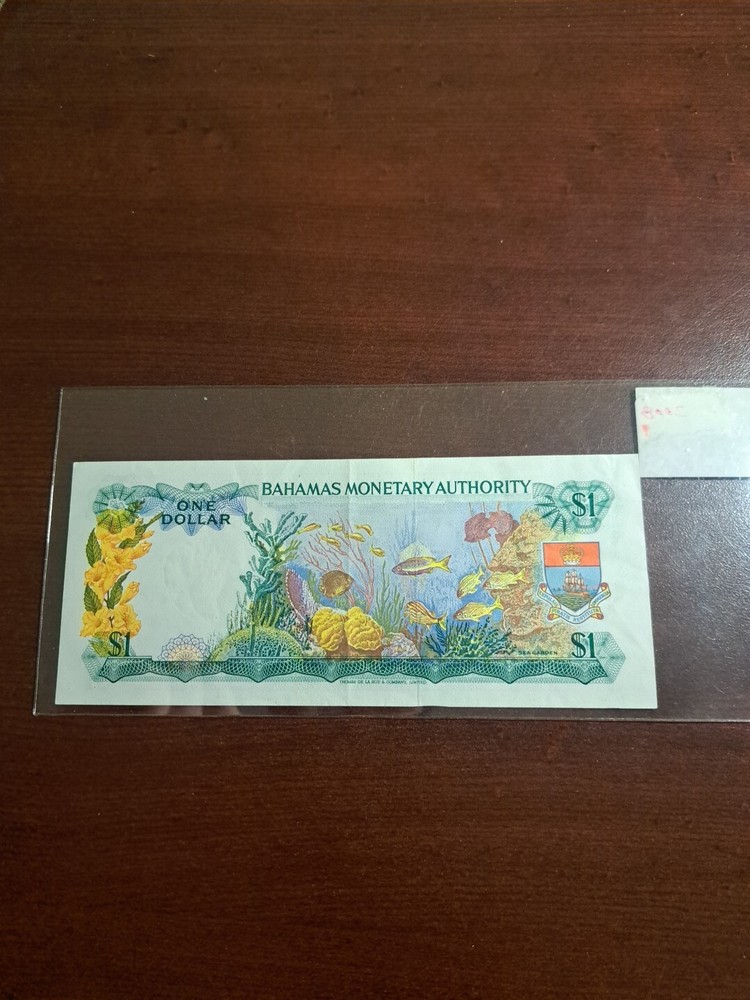 1968 BRITISH COLONY BAHAMAS QEII $1