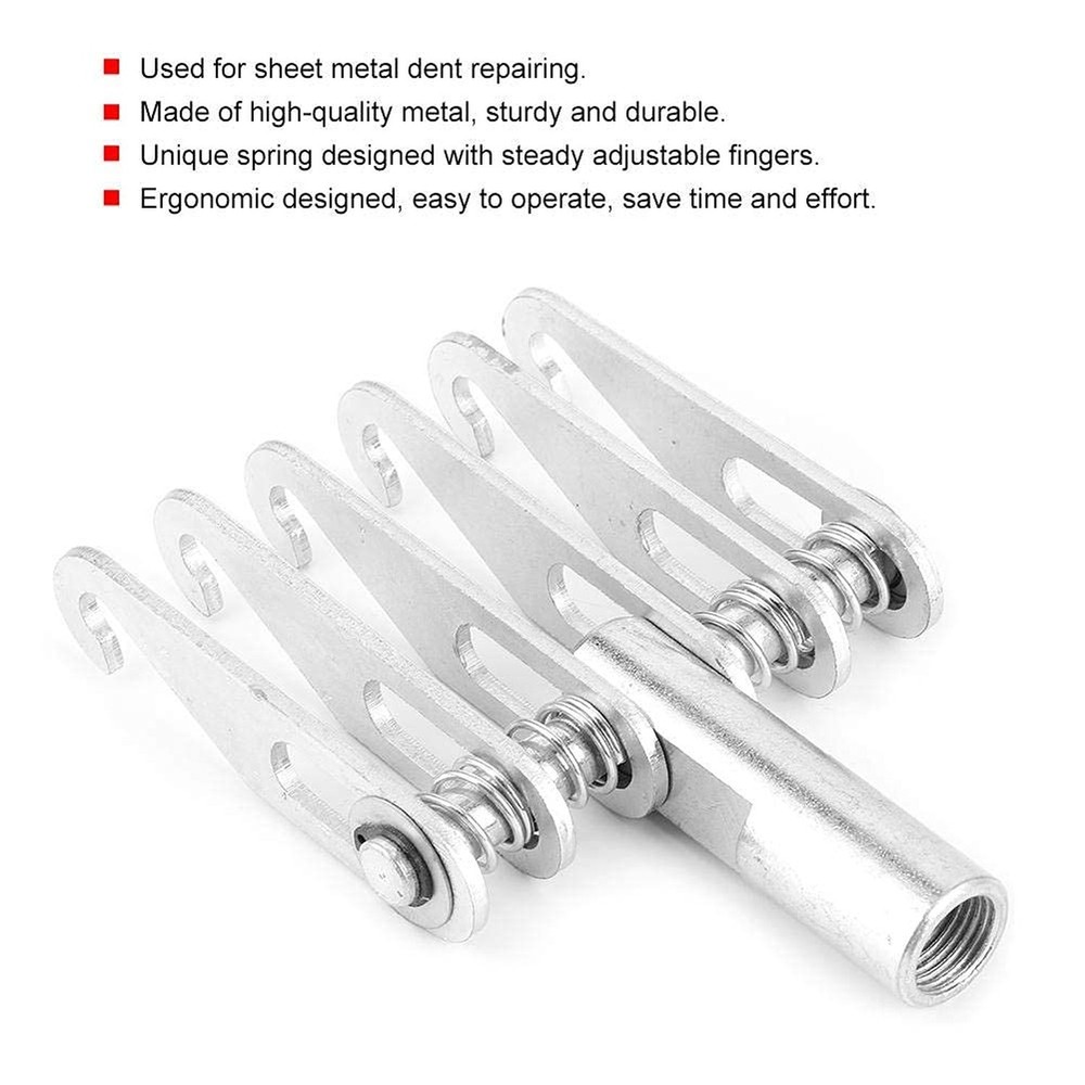 Dent Puller, 6 Finger Metal Dent Puller Adjustable Hook Pulling Claw Paw for ...