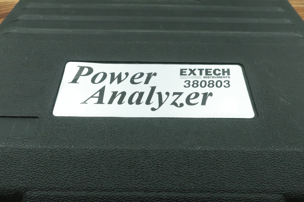 Extech 380803 Power Analyzer Datalogger True RMS with Leads & Power Supply