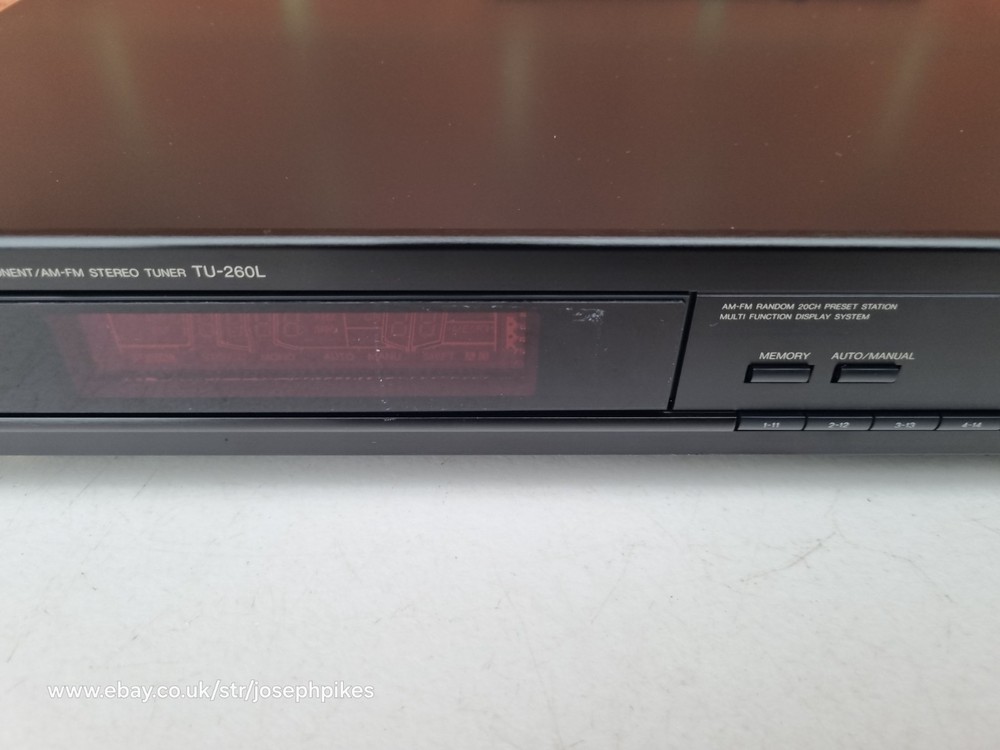 Denon TU-260L AM/FM Stereo Tuner Precision Audio Component – Tested Working