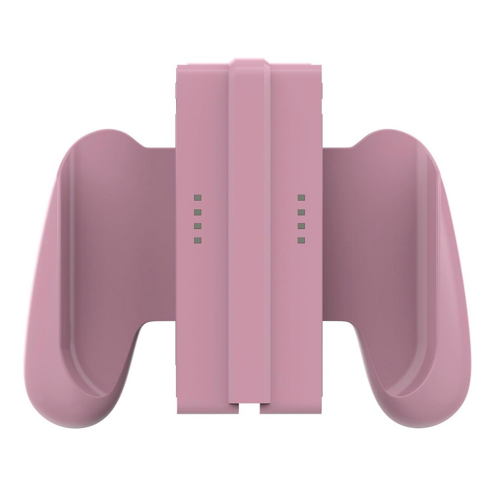 1pcs Pink Two-in-one Grip Comfort Controller Extend Holder For Switch Joy Con