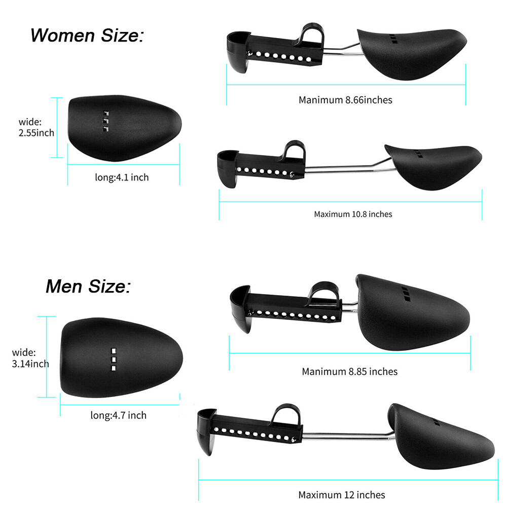 Adjustable Plastic Shoes Tree Support Expander Reusable Stretcher Shaper Keepers