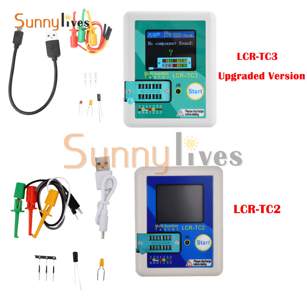 LCR-TC2 LCR-TC3 Upgraded High-precision Transistor Tester Diode Capacitance Test
