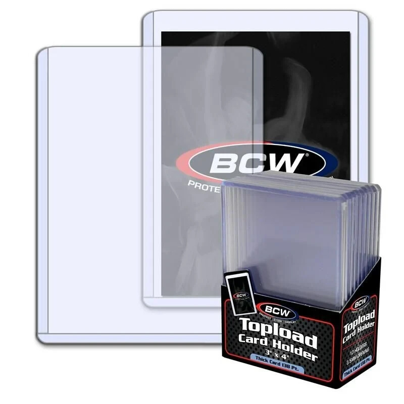 10 packs 10 count BCW 138pt. Toploaders