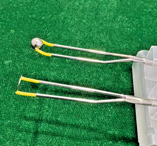 2pc Hysteroscopy Monopolar Cutting Loop & Ball Electrode 4mm Reusable Instrument