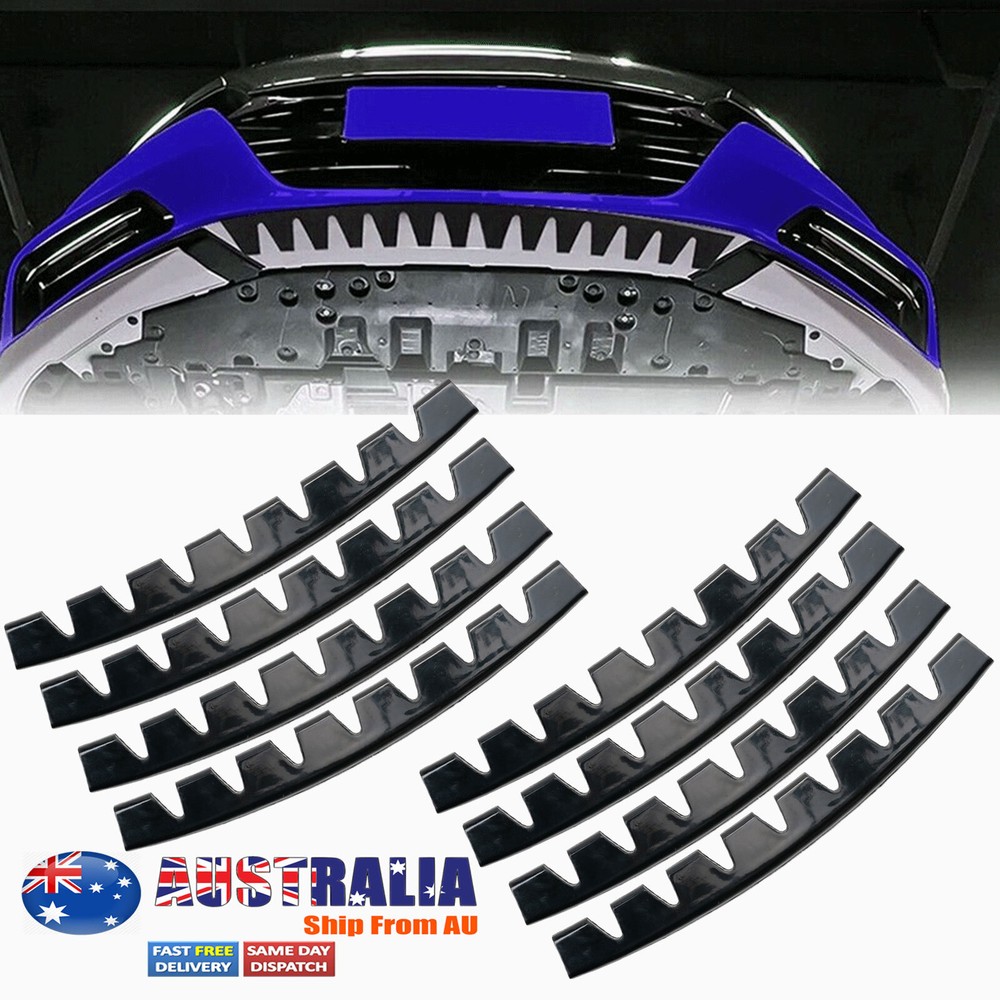 8 Universal Car Bumper Scrape Guard AntiScratch Kit Scrape Protector Skid Plate~