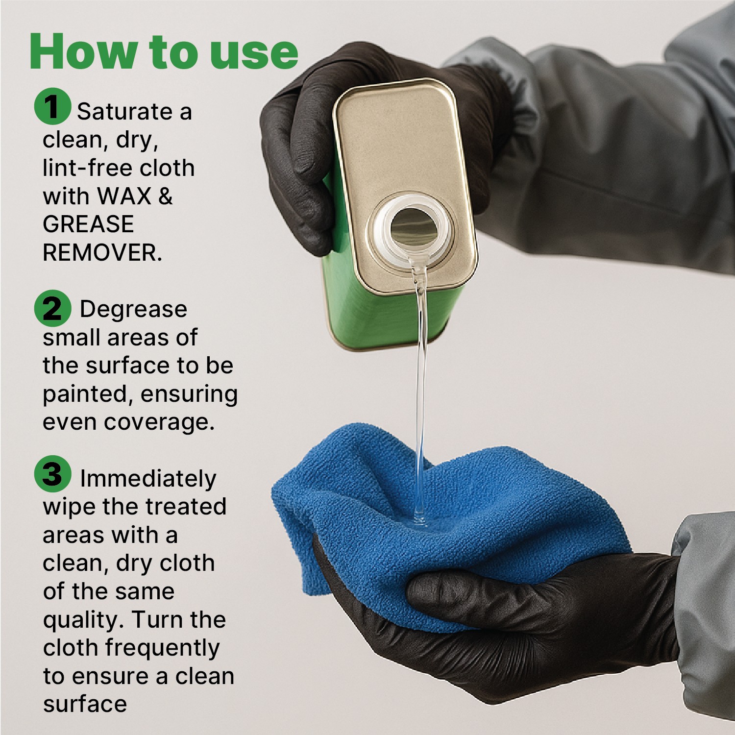 Lauco Wax and Grease Remover 1 Gallon – Multi-Surface Paint Prep Cleaner