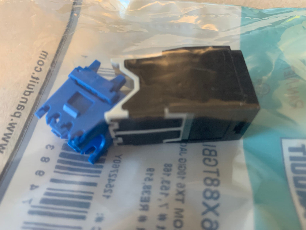 Panduit CJ6X88TGBL Cat6a 10 Gig Mini-Com Jack