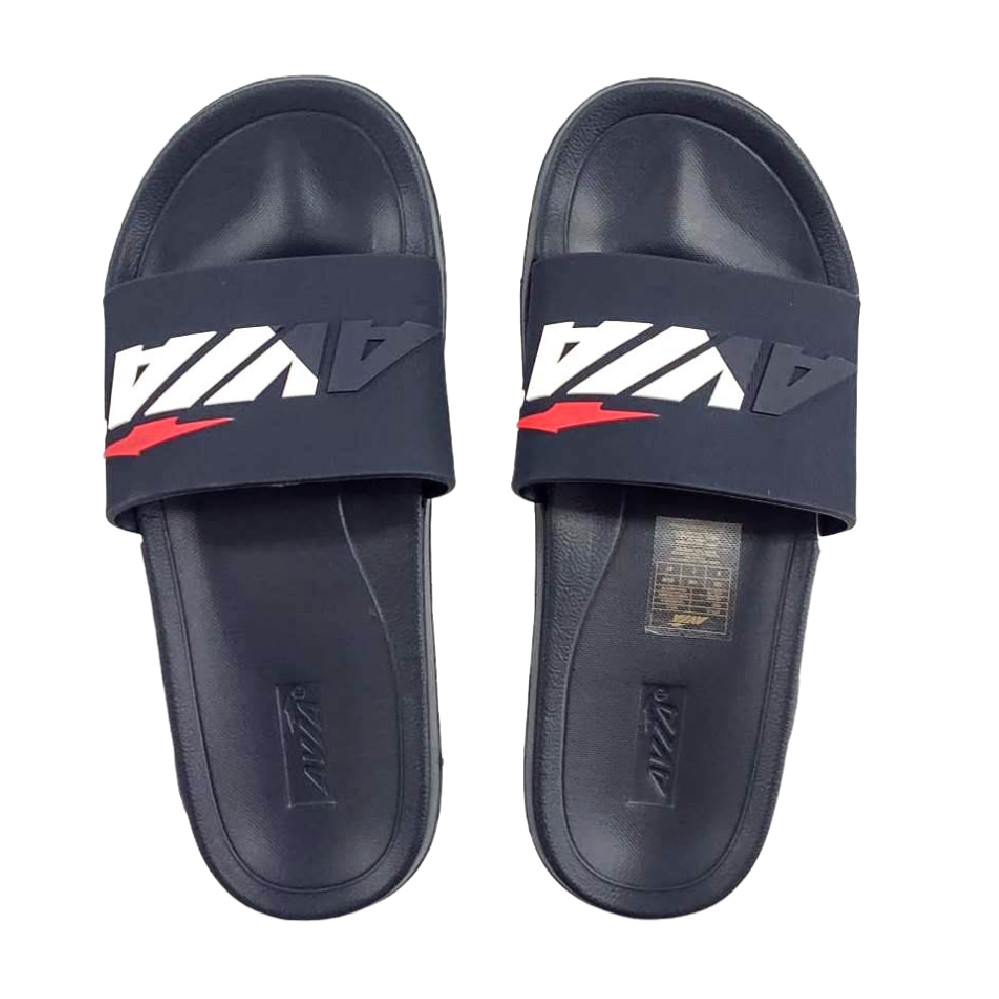 Avia Men's Sandals Split Slide Logo Blue Red White