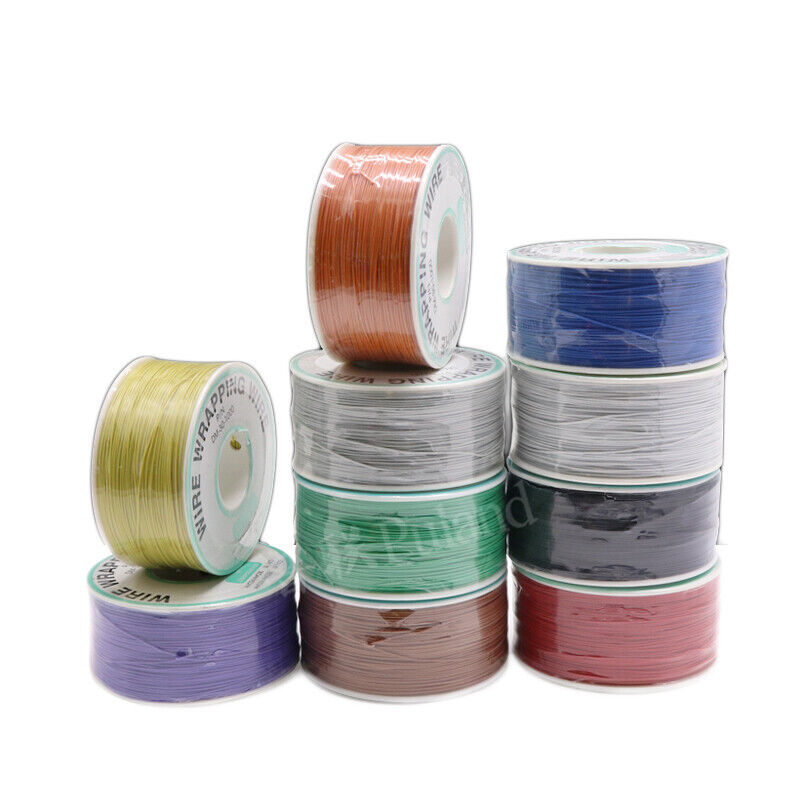 KYNAR Wire Wrapping Hook-up Copper Single Core Cable PCB 30 AWG Length Meter 250