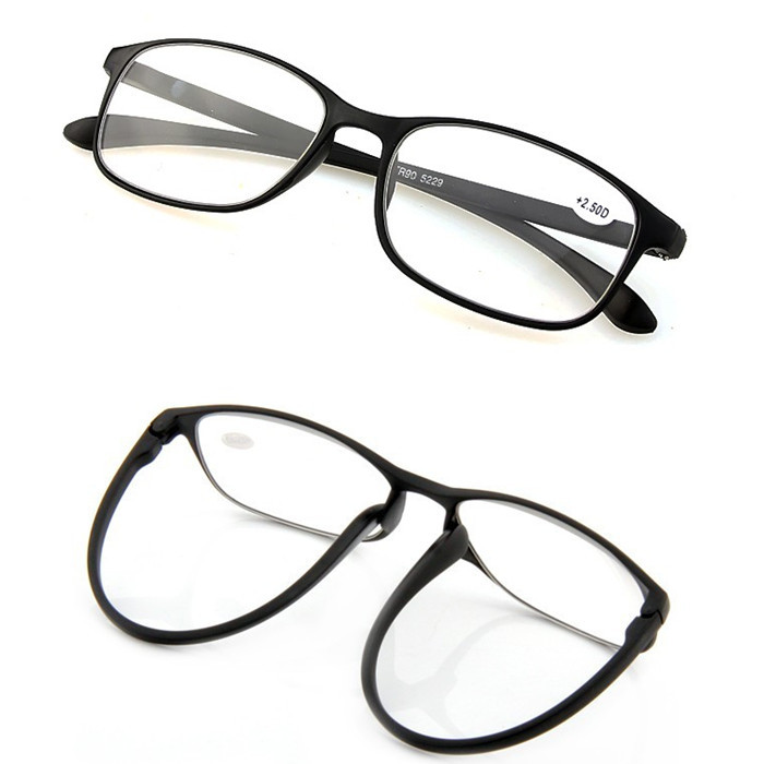 5 Pack Flexible Reading Glasses TR90 Frame Reader Presbyopic Spectacles Eyeglass