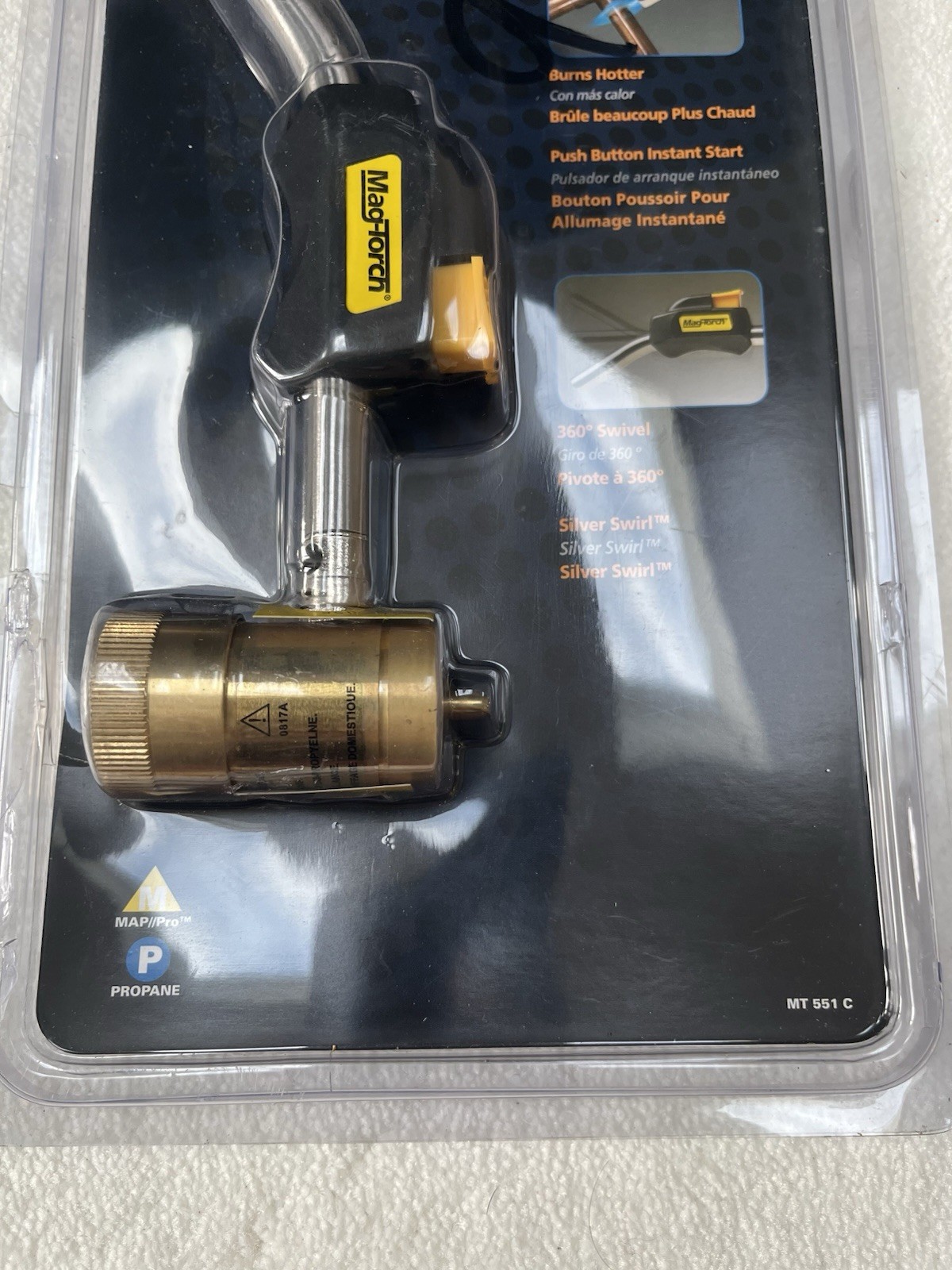 Mag-Torch Self Lighting Torch 360 Swivel NEW