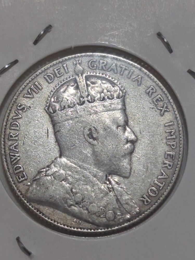 1904H Newfoundland 50 Cent Silver Coin