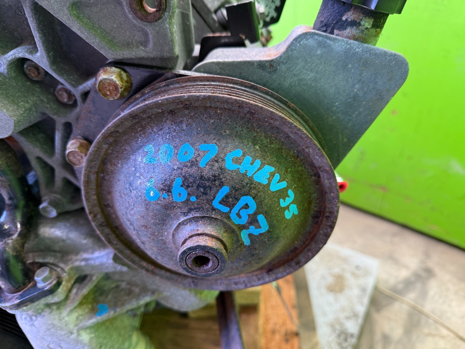 06 07 CHEVROLET GMC 2500 3500 6.6 LBZ DURAMAX DIESEL ENGINE MOTOR NO CORE!! 169K