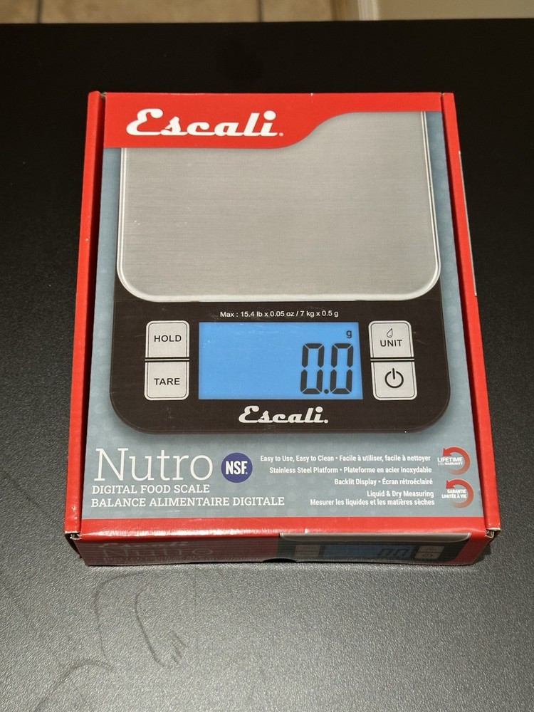 Escali Nutro Digital Scale, New