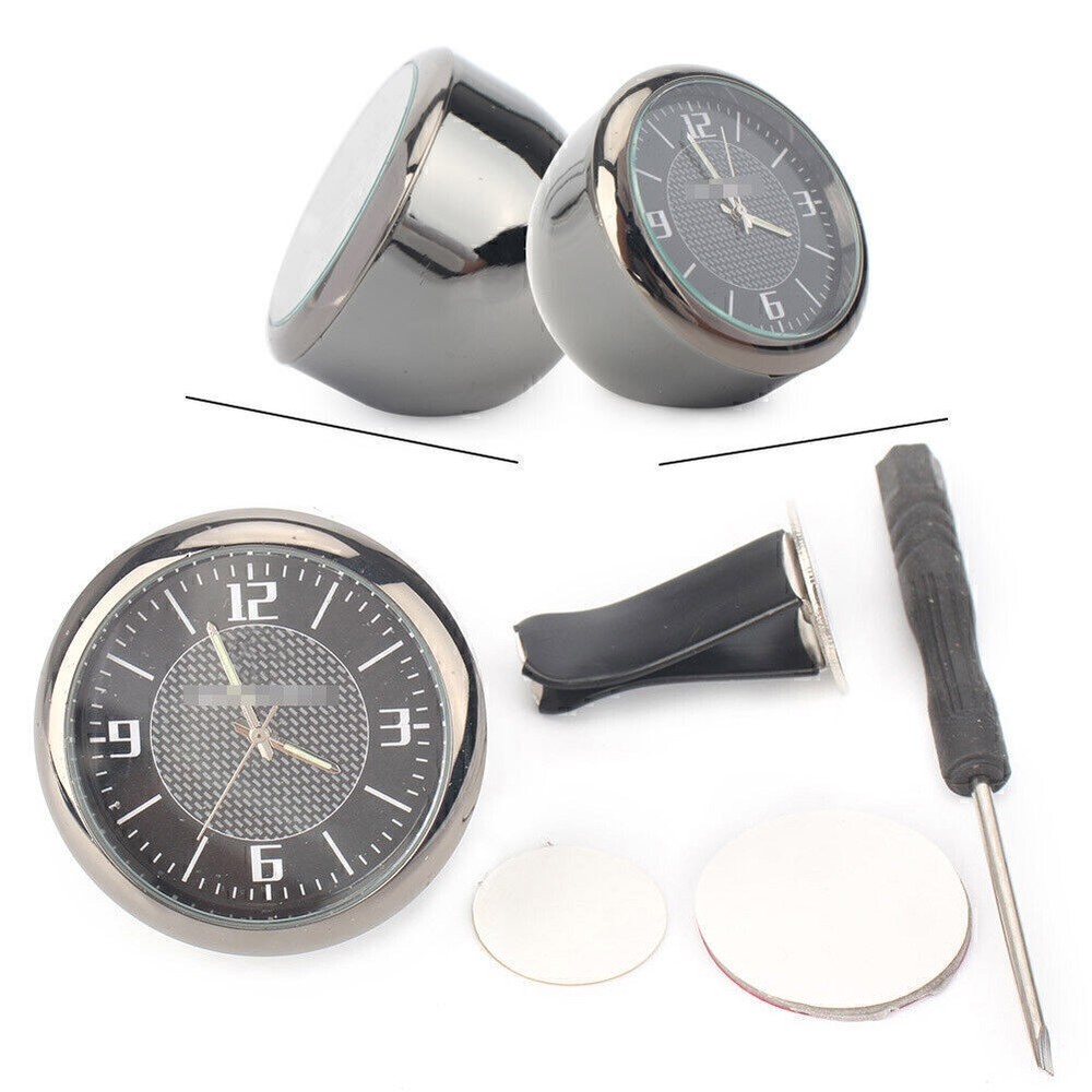 Universal Car Clock Refit Luminous Electronic Quartz Watch Decor For Ford