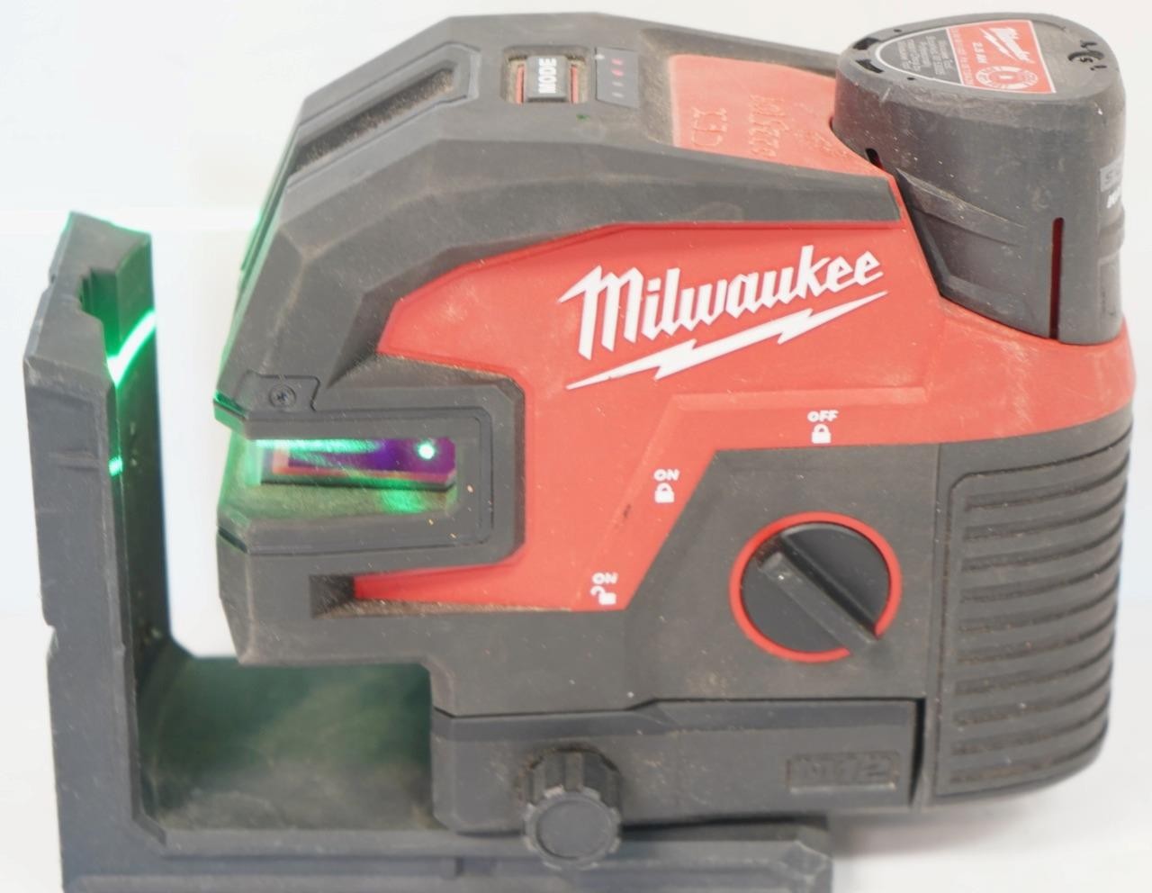 Milwaukee 3624-20 M12 Green Cross Line & 4-Points Laser w/Battery