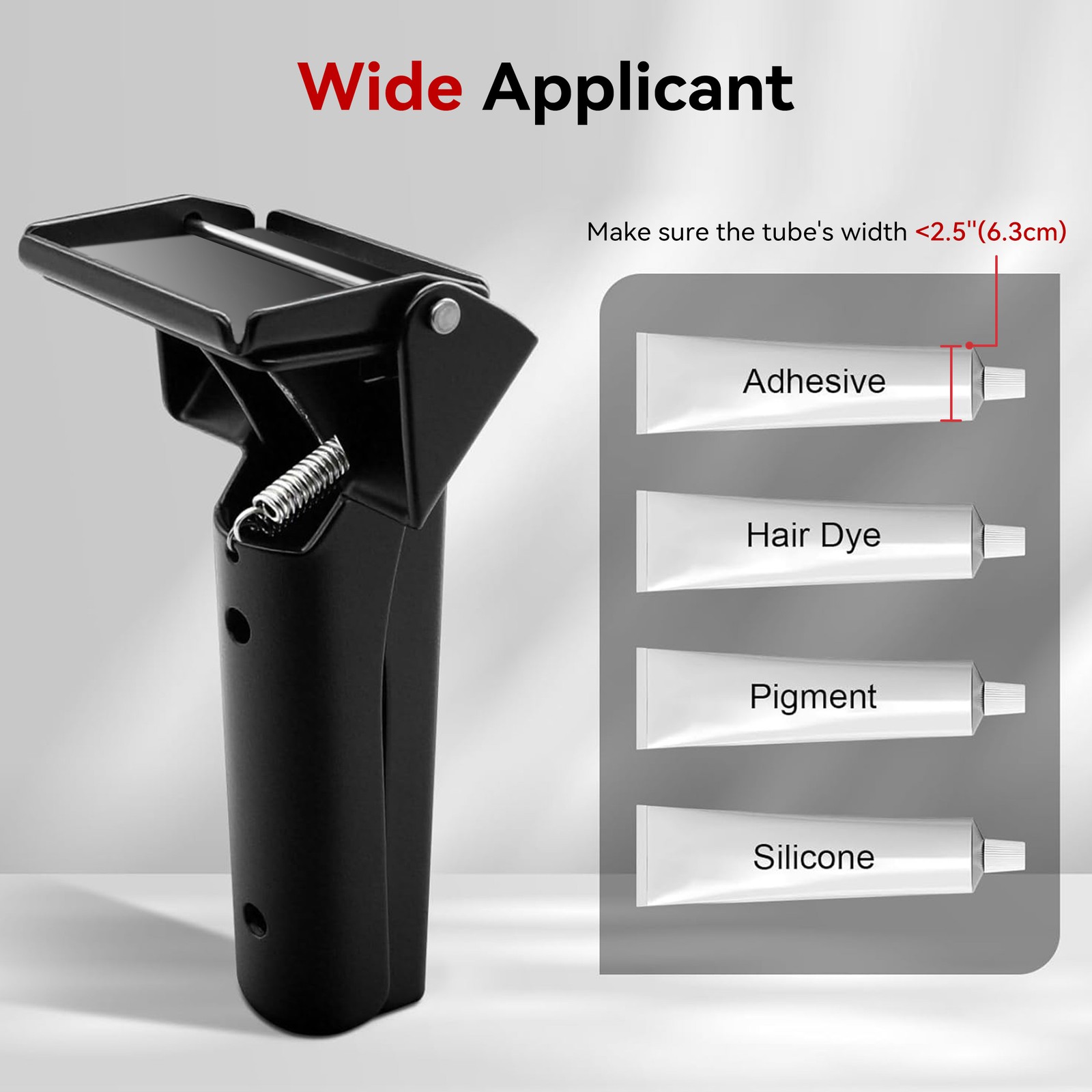 Silicone Tube Extrusion Tool Efficient Dispenser Squeezer for Adhesive Hair Dye