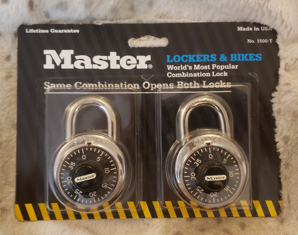 Master Lock Combination - 2 pack - 1500T