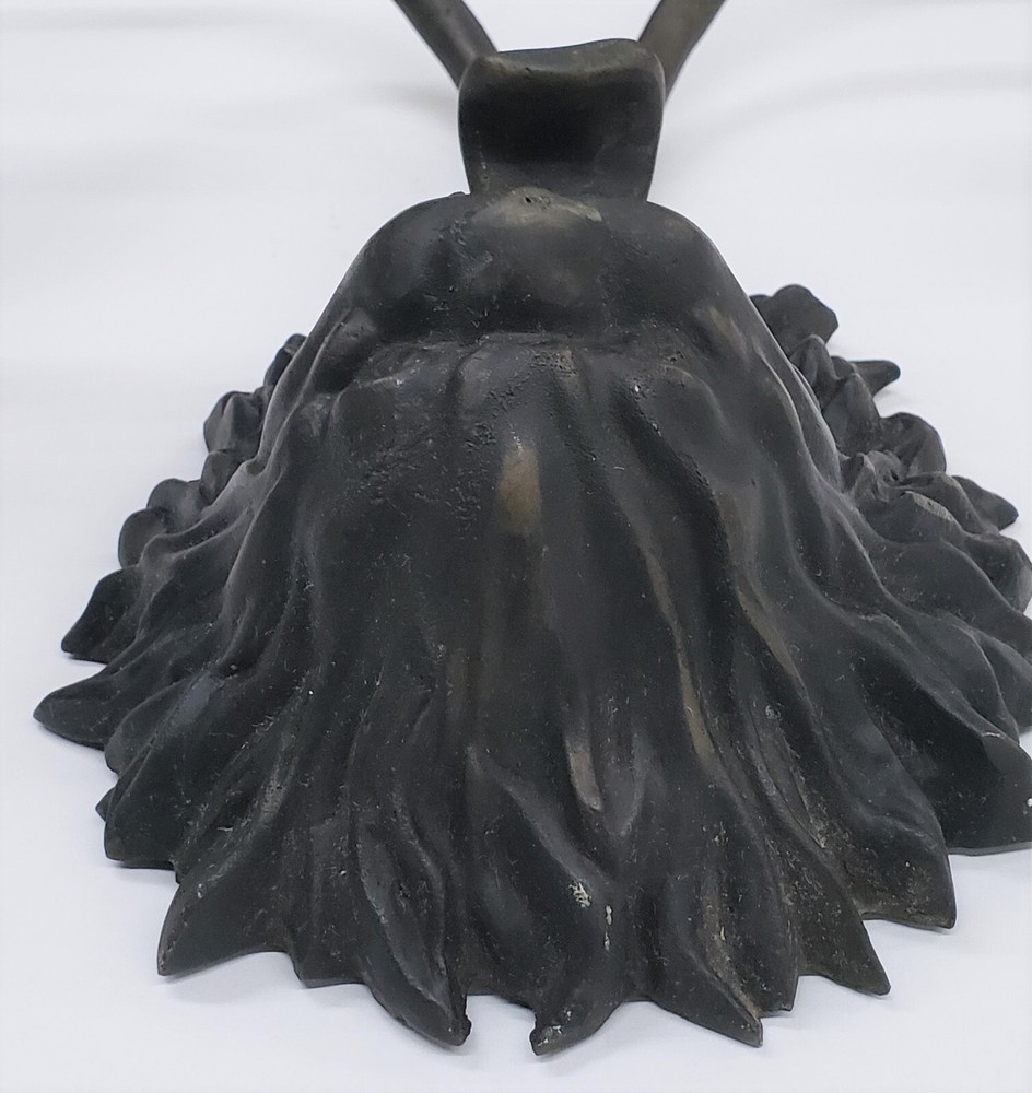 Unique 2 Light Cast Brass Lion's Head Wall Sconce