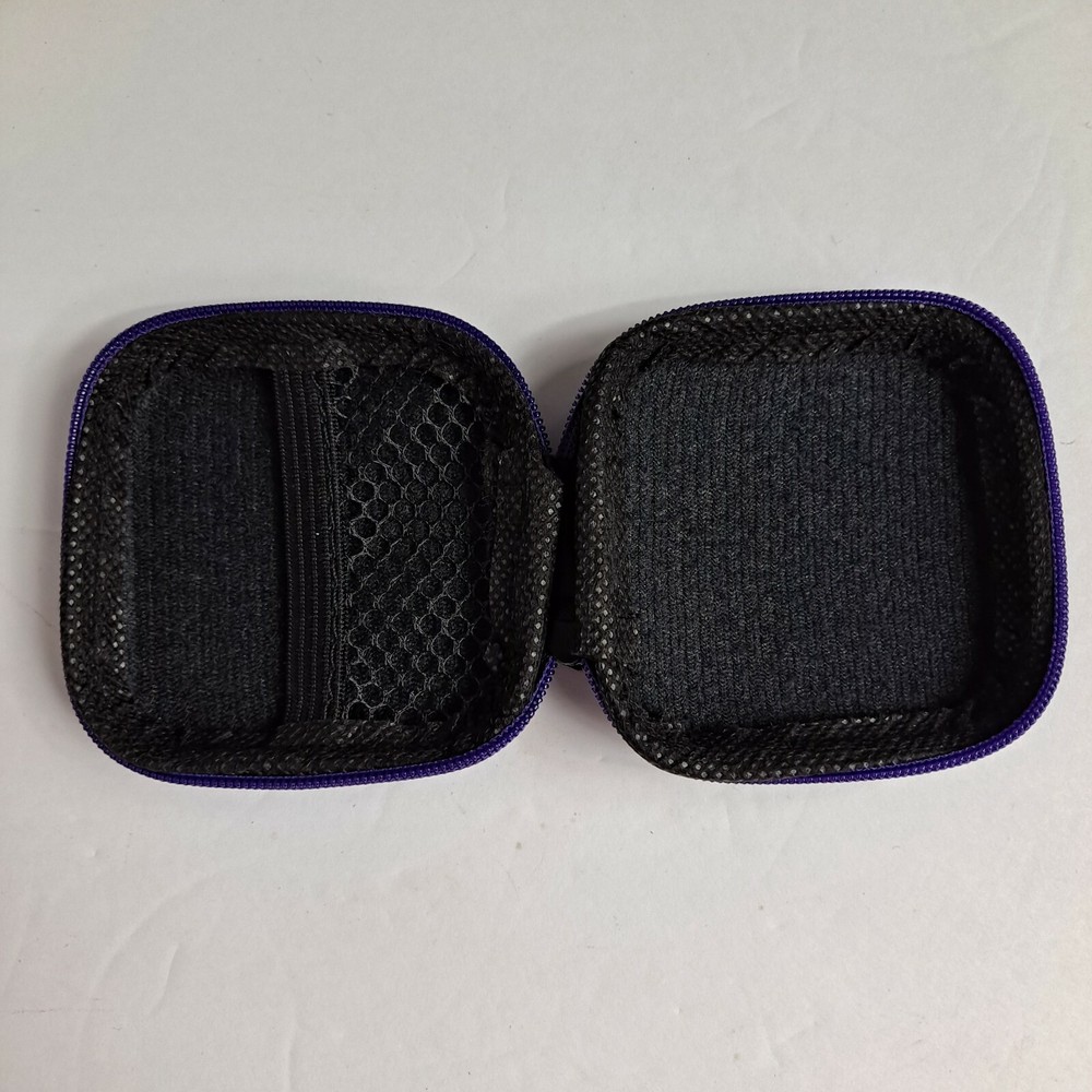 Earphone headphone Case Portable Storage Memory SD Card Camera PURPLE