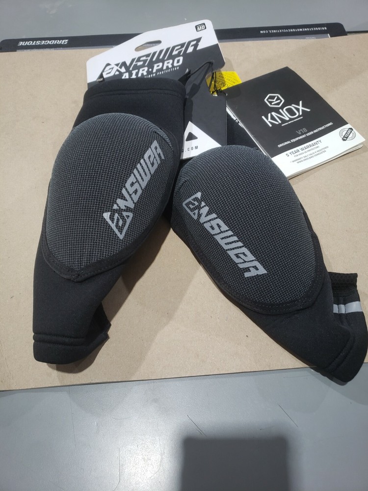 Answer Racing Air Pro Elbow Guard Black Size Medium