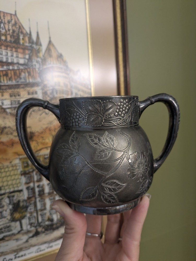 Antique Pairpoint MFG Co. Quadruple Silver Plated 324