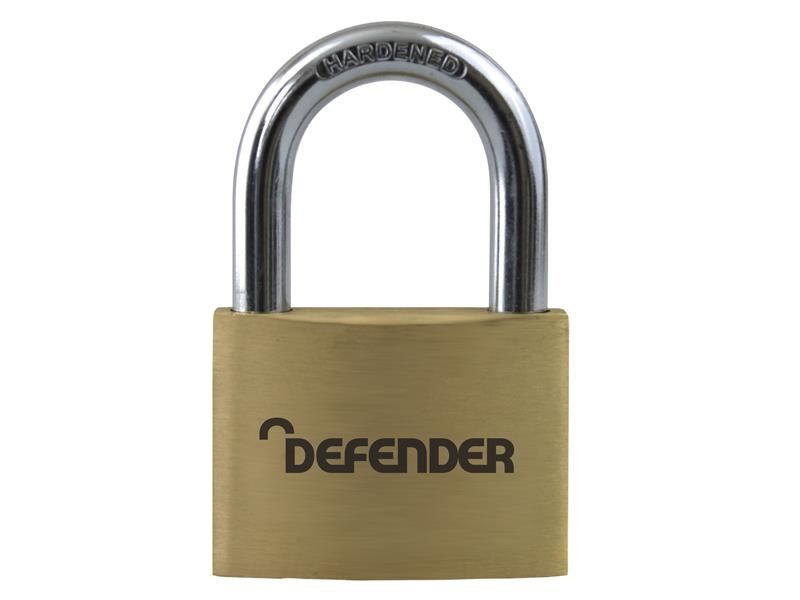 DEFENDER - 50mm Brass Padlock