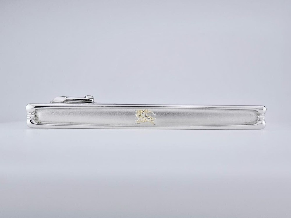 Burberry Silver Tie Pin Bar 7-7-377