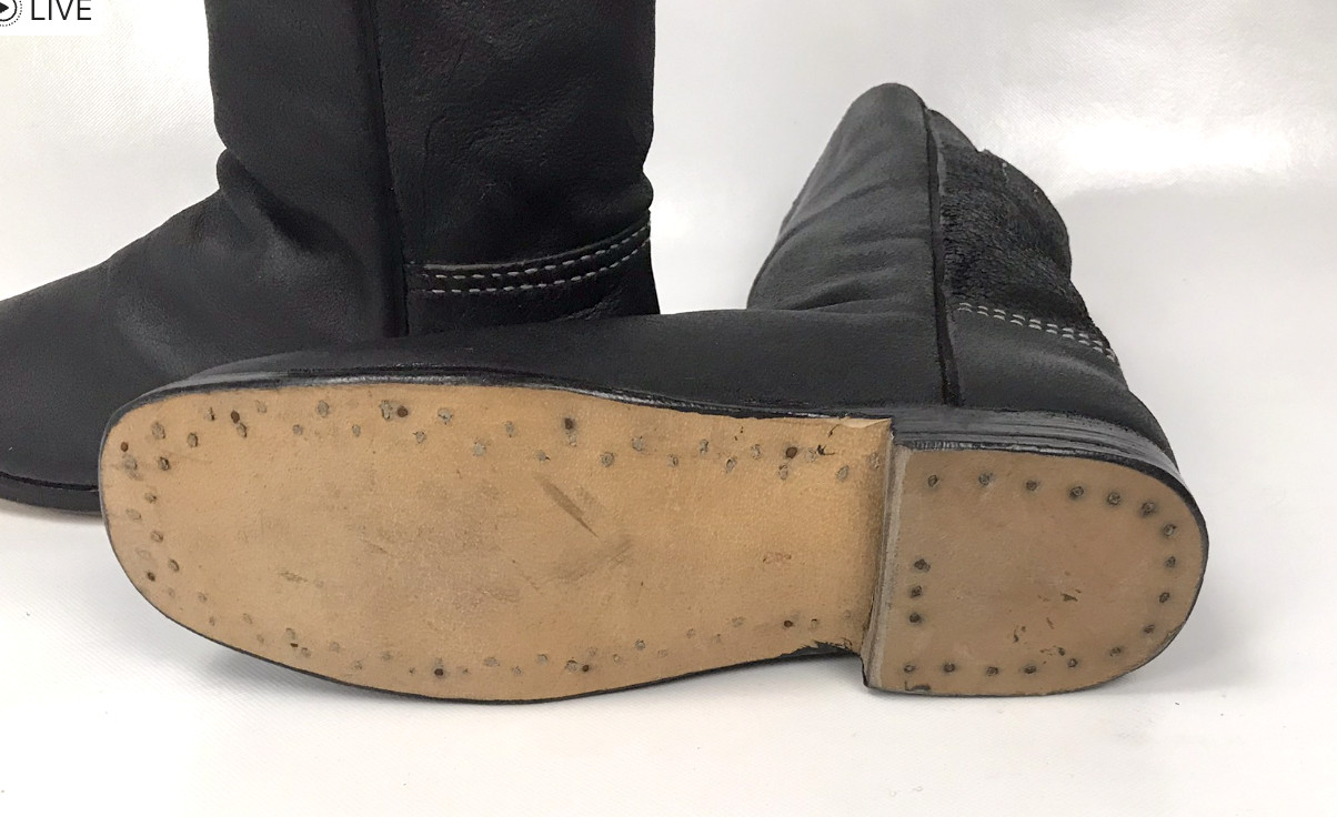 Civil War Period Artillery & Cavalry Boots Size 11