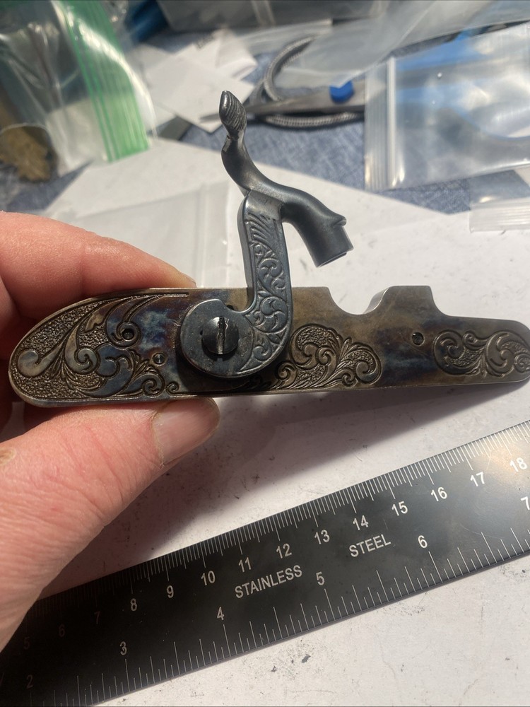 CVA, Hawken Muzzleloader Lock, Bolt, Washer. (Hammer Spurr to clear a Scope)