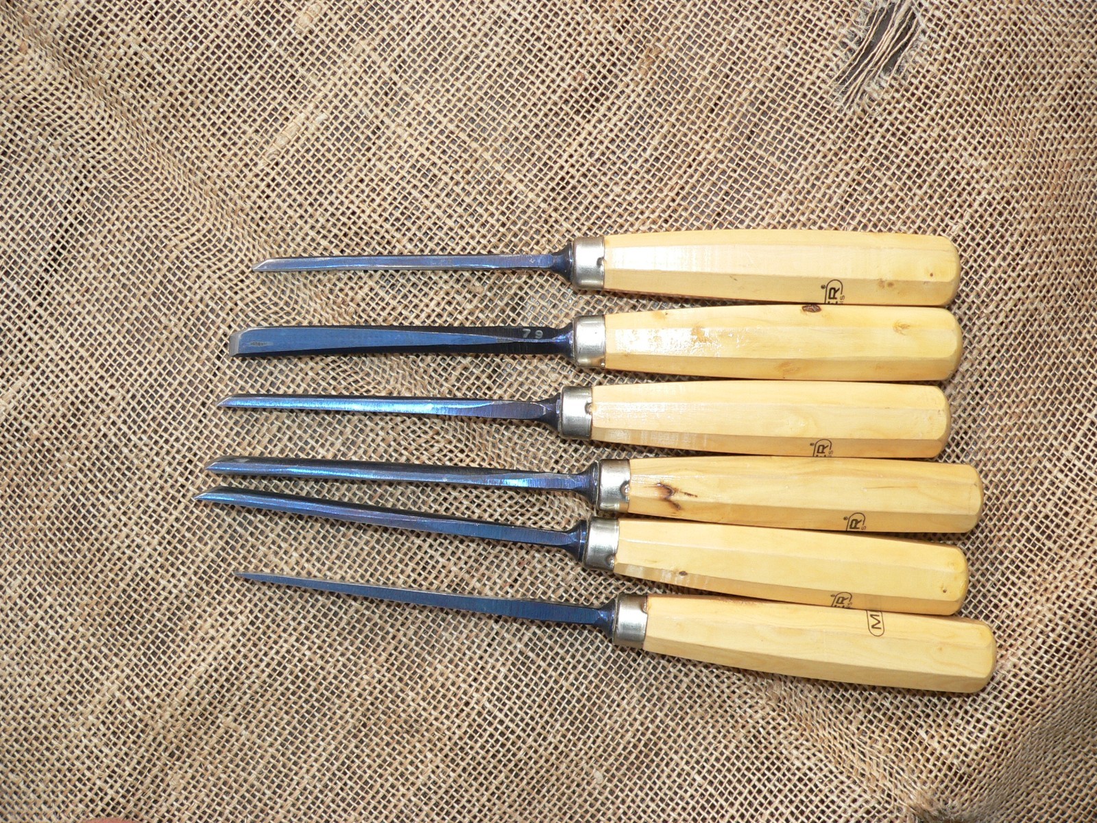 MIFER Carving Chisels Set of 6 Woodworking Tools, Spain
