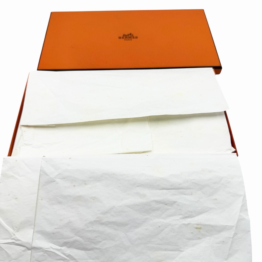 Hermes Black Leather Clochette Bookmark Marque Page w/Notebook
