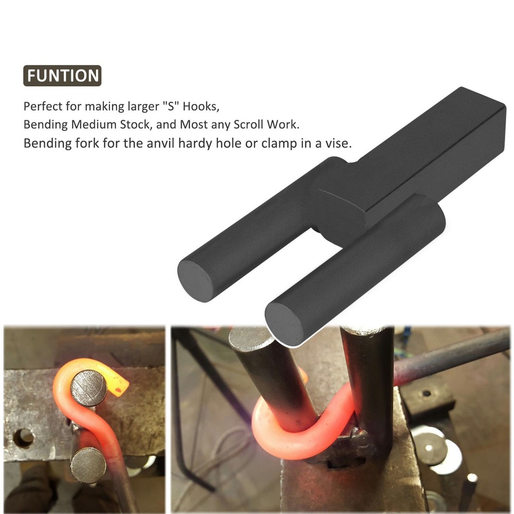 Blacksmith Hardy Anvil Tool 1" hardy Turning Bending Forge Scrolling Twisting