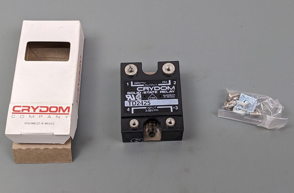 CRYDOM TD2425 Solid State Relay Module, 3-32V Input, 240V 25A AC