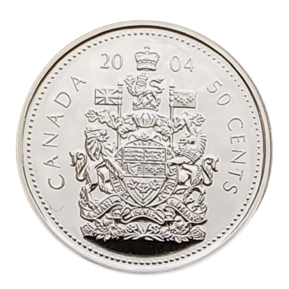 Canada 2004 P Proof Like Fifty Cent Piece!!