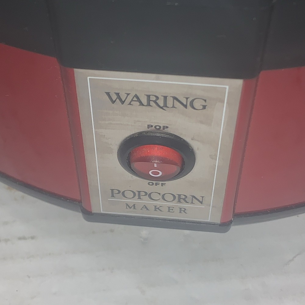 Waring Pro Popcorn Maker ~WPM10 ~Professional Popcorn Machine ~20 Cups ~Tested