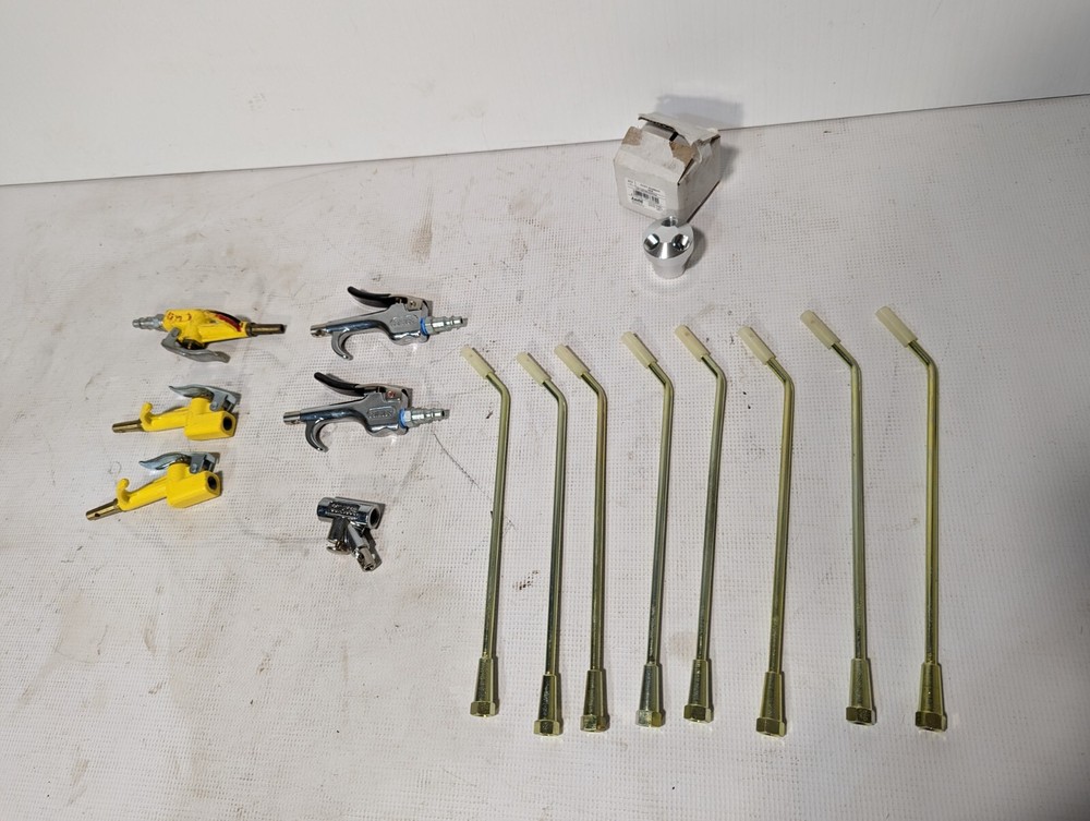 Assorted Blow Guns, Air Tools, and Accessories (Great Value)
