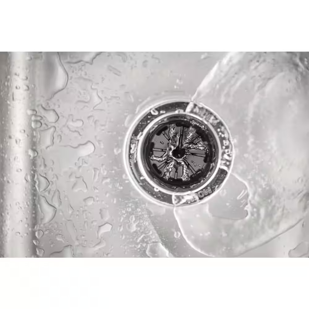 Host Series 3/4 HP Continuous Feed Space Saving Garbage Disposal with Sound Redu