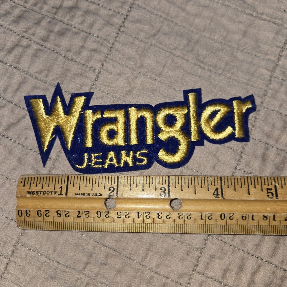 VINTAGE WRANGLER JEANS CLOTH PATCH