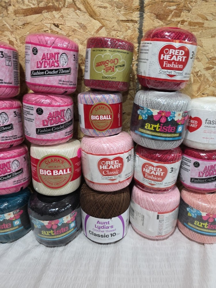 Crochet Thread Lot