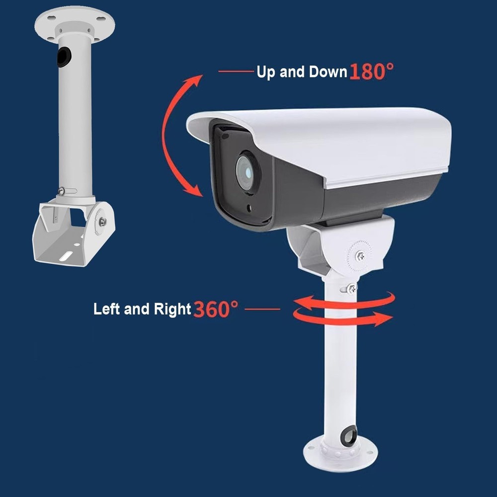 Surveillance Security Camera Mount Bracket Adjustable Universal Camera Wall M...