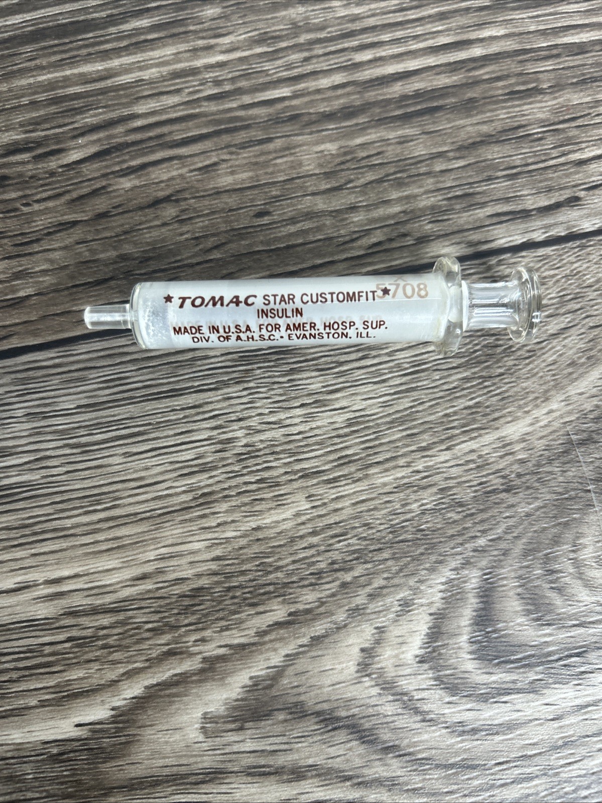 Vintage Glass Syringe Lot – 2cc 20cc 50cc – ACE BD Tomac – USA Made