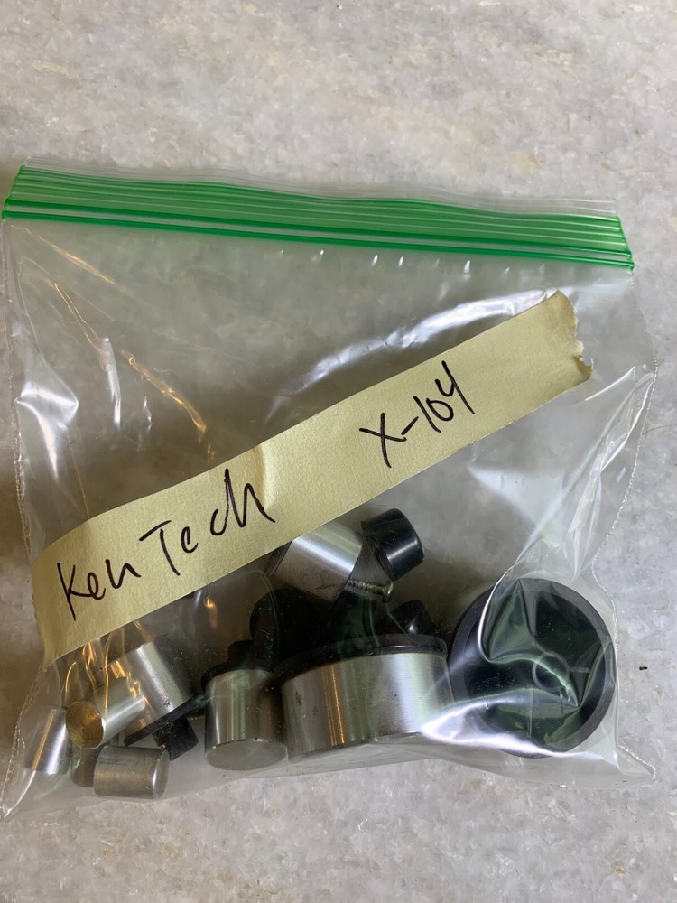 REPLACEMENT PARTS: KenTech Ken Tech Ken-Tech X-104 Stereo Knobs Dials Buttons