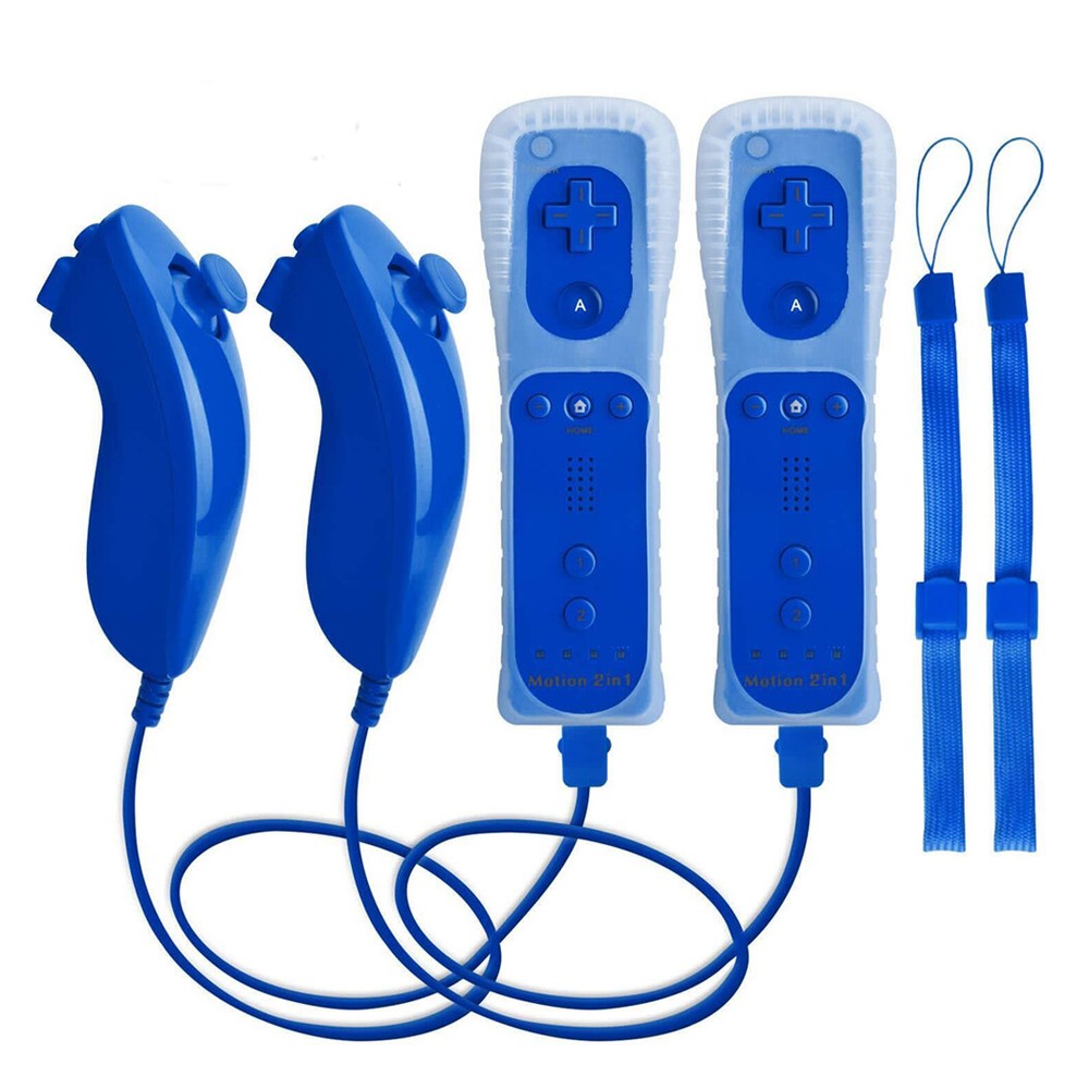 Wii Motion Plus Remote Controller Nunchuck Nintendo Wii &Wii U Silicone Strap-US